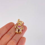 Dije Oso Articulado 10.35g / 1 1/2 in Oro Amarillo 18K