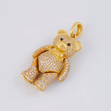 Dije Oso Articulado 10.45g / 1 1/2 in Oro Amarillo 18K