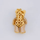 Dije Oso Articulado 10.45g / 1 1/2 in Oro Amarillo 18K