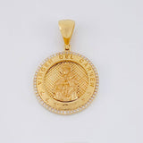 Dije Medalla Virgen Guadalupe 7.65g / 1 1/2 in Oro Amarillo 18K