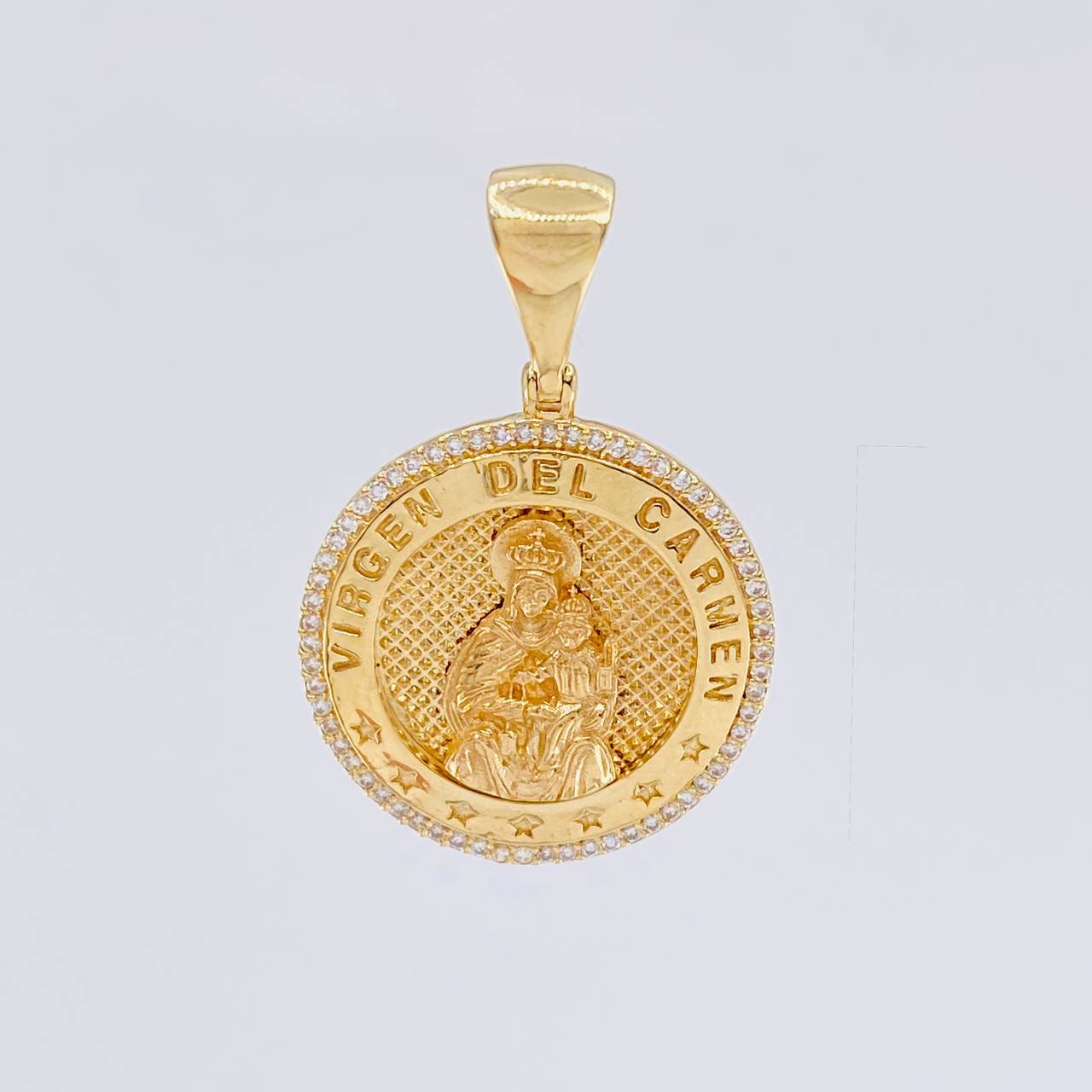 Dije Medalla Virgen Guadalupe 7.65g / 1 1/2 in Oro Amarillo 18K