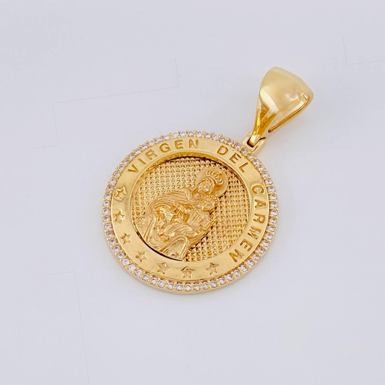 Dije Medalla Virgen Guadalupe 7.65g / 1 1/2 in Oro Amarillo 18K
