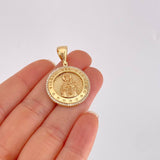 Dije Medalla Virgen Guadalupe 7.65g / 1 1/2 in Oro Amarillo 18K