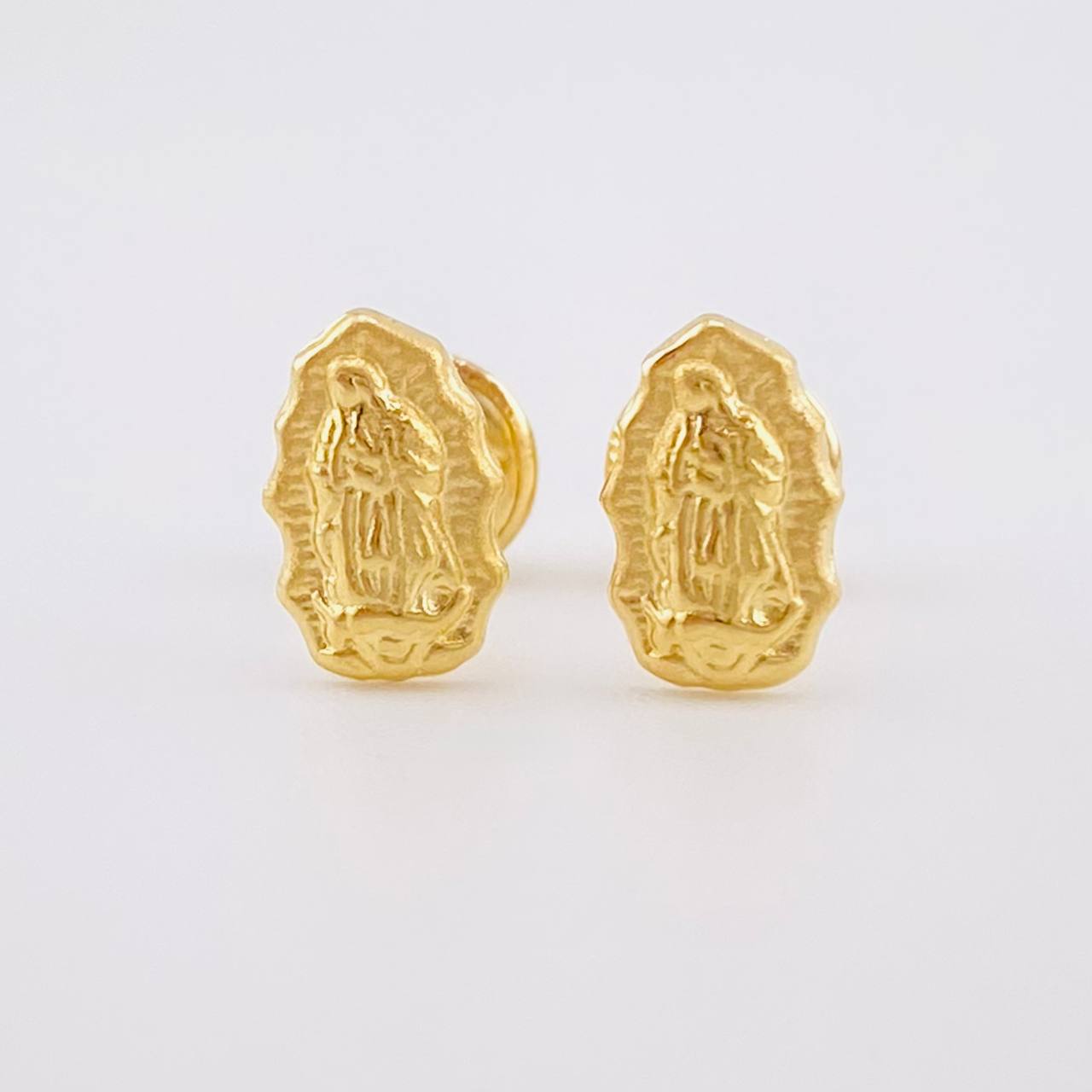 Topos Virgen de Guadalupe 0.75g / in / 10.1mm Oro Amarillo 18K