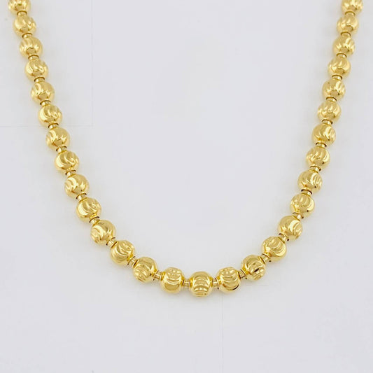 Cadena Militar Media Luna 20.75g / 20 in / 3.9mm Oro Amarillo 18K