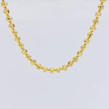 Cadena Militar Media Luna 20.75g / 20 in / 3.9mm Oro Amarillo 18K