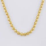 Cadena Militar Media Luna 20.5g / 20 in / 3.9mm Oro Amarillo 18K