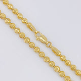 Cadena Militar Media Luna 20.5g / 20 in / 3.9mm Oro Amarillo 18K
