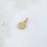 Pendant Bear TS In Braided Hoop 0.55gr / 1.4cm / 18K Yellow Gold