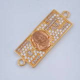 Herraje One Dólar 2.9gr / 1 1/4 in / Tres Oros 18K &