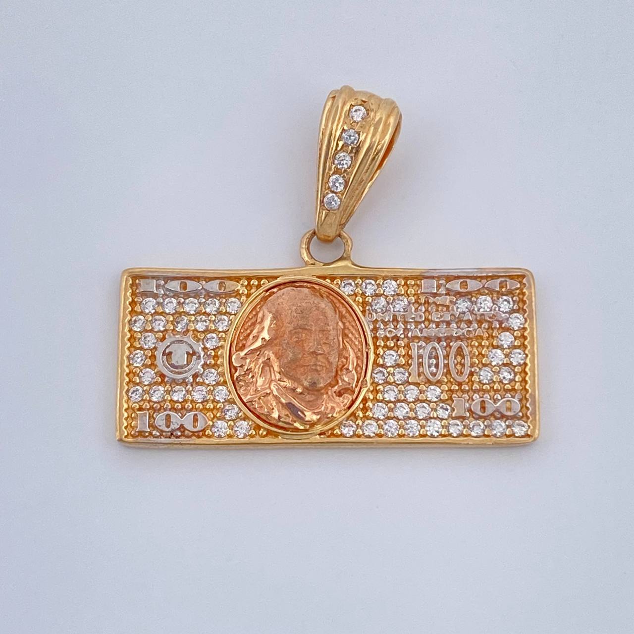 Dije One Dólar 3.5gr / 1 in / Tres Oros 18K &