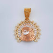 Dije Rostro Cristo 8.3gr / 1 1/2 in / Tres Oros 18K &