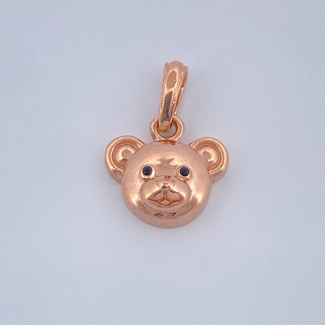 Dije Oso 1.65gr / 3/4 in / Oro Rosa 18K &