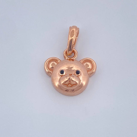 Dije Oso 1.65gr / 3/4 in / Oro Rosa 18K &
