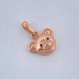 Dije Oso 1.65gr / 3/4 in / Oro Rosa 18K &