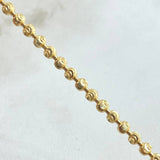 Cadena Militar Media Luna 17.1gr / 50cm / Nac.Esp. Oro 18K *