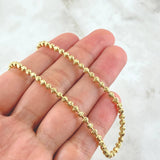 Cadena Militar Media Luna 17.1gr / 50cm / Nac.Esp. Oro 18K *