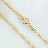 Cadena China 2.45gr / 17 3/4 in / 1.5mm Oro Amarillo +1 18K *