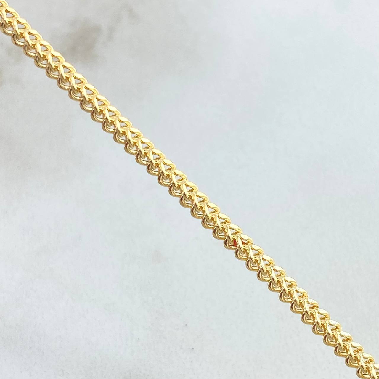 Franco Chain 7.3gr / 19 3/4 in / 18K Gold +3!