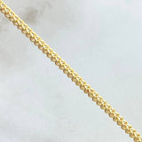 Franco Chain 7.3gr / 19 3/4 in / 18K Gold +3!