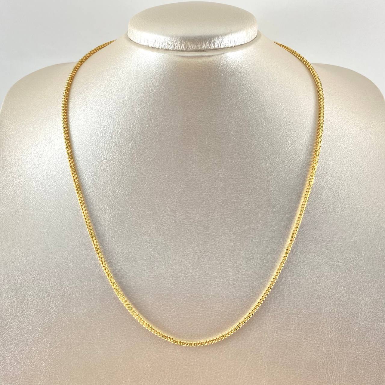 Franco Chain 7.3gr / 19 3/4 in / 18K Gold +3!