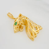 Pendant Panther Filigree 5 g / 1 1/2 in Yellow Gold 18K