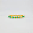 Anillo Churumbela Esmeraldas 15 Pts 1.5 g / T6 Oro Amarillo 18K