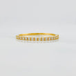 Churumbela Ring with Diamonds 1.05 g / T7 18K Yellow Gold