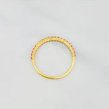Anillo Churumbela Rubies 1.05 g / T7 Oro Amarillo 18K