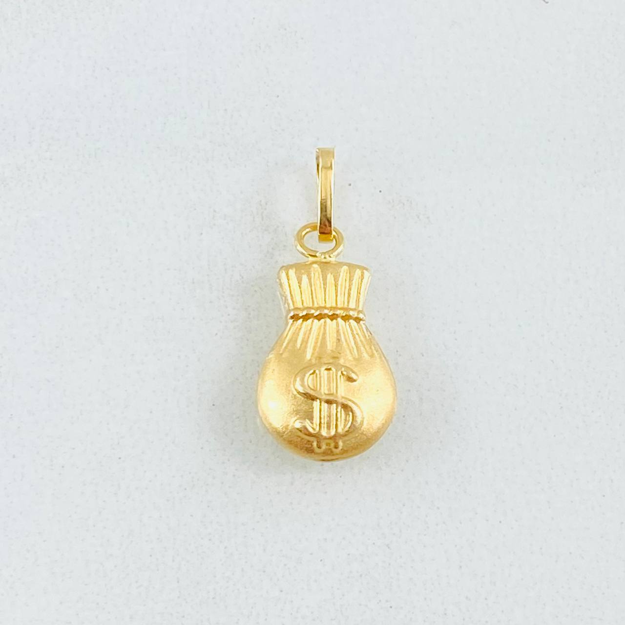 Dije Bolsa Dinero 0.5gr / 3/4 in / Oro Amarillo 18K *