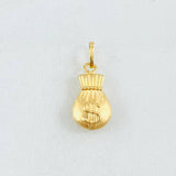 Dije Bolsa Dinero 0.5gr / 3/4 in / Oro Amarillo 18K