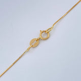Set Cadena y Dije Veneciana + Virgen Milagrosa 1.15gr / 15 3/4 in / Oro Amarillo 18K $