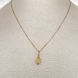 Set Cadena y Dije Veneciana + Virgen Milagrosa 1.15gr / 15 3/4 in / Oro Amarillo 18K $