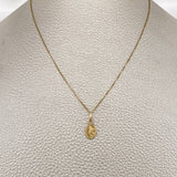 Set Venetian Chain and Pendant + Saint Michael 1.1gr / 15 3/4 in / 18K Yellow Gold $