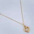 Set Venetian Chain and Pendant + Heart Silhouette 1.4gr / 18 in / 18K Yellow Gold $