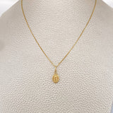 Set Venetian Chain and Pendant + Virgin of Guadalupe 1.3gr / 17 3/4 in / 18K Yellow Gold $