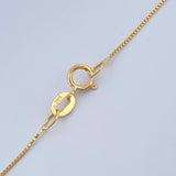 Set Venetian Chain and Pendant + Egyptian Cross 1.45gr / 17 1/2 in / 18K Yellow Gold $