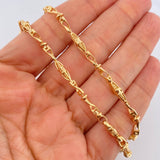 Cadena Dubai 28.9gr / 23 1/2 in / 4.8mm Oro Amarillo 18K $