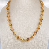 Cadena Rustica Trebol 56.4gr / 27 3/4 in / 7mm Oro Amarillo 18K $