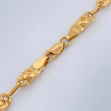 Cadena Rustica Barril 12.15gr / 24 1/4 in / 4.6mm Oro Amarillo 18K $