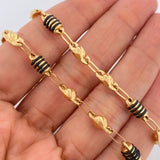 Cadena Rustica Barril 12.15gr / 24 1/4 in / 4.6mm Oro Amarillo 18K $