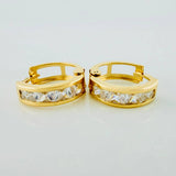 Hoop Earrings Carril 1.7g / 1/2 in / Yellow Gold 18K $