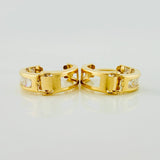 Hoop Earrings Carril 1.7g / 1/2 in / Yellow Gold 18K $