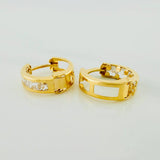 Hoop Earrings Carril 1.7g / 1/2 in / Yellow Gold 18K $