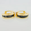Hoop Earrings Carril 1.7 g / 1/2 in 18K Yellow Gold