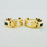 Hoop Earrings Carril 1.7 g / 1/2 in 18K Yellow Gold