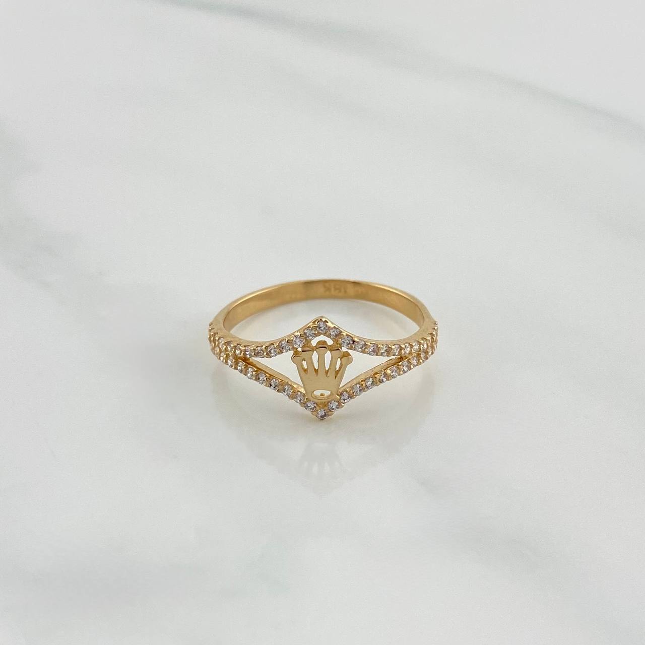 Crown Ring 1.8 g / T6 1/2 Yellow Gold 18K
