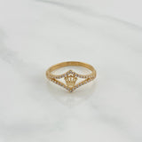 Crown Ring 1.8 g / T6 1/2 Yellow Gold 18K