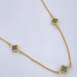 Cadena Trebol Aro Seguido 6.35gr / 18 in / 6mm Oro Amarillo +4 18K %