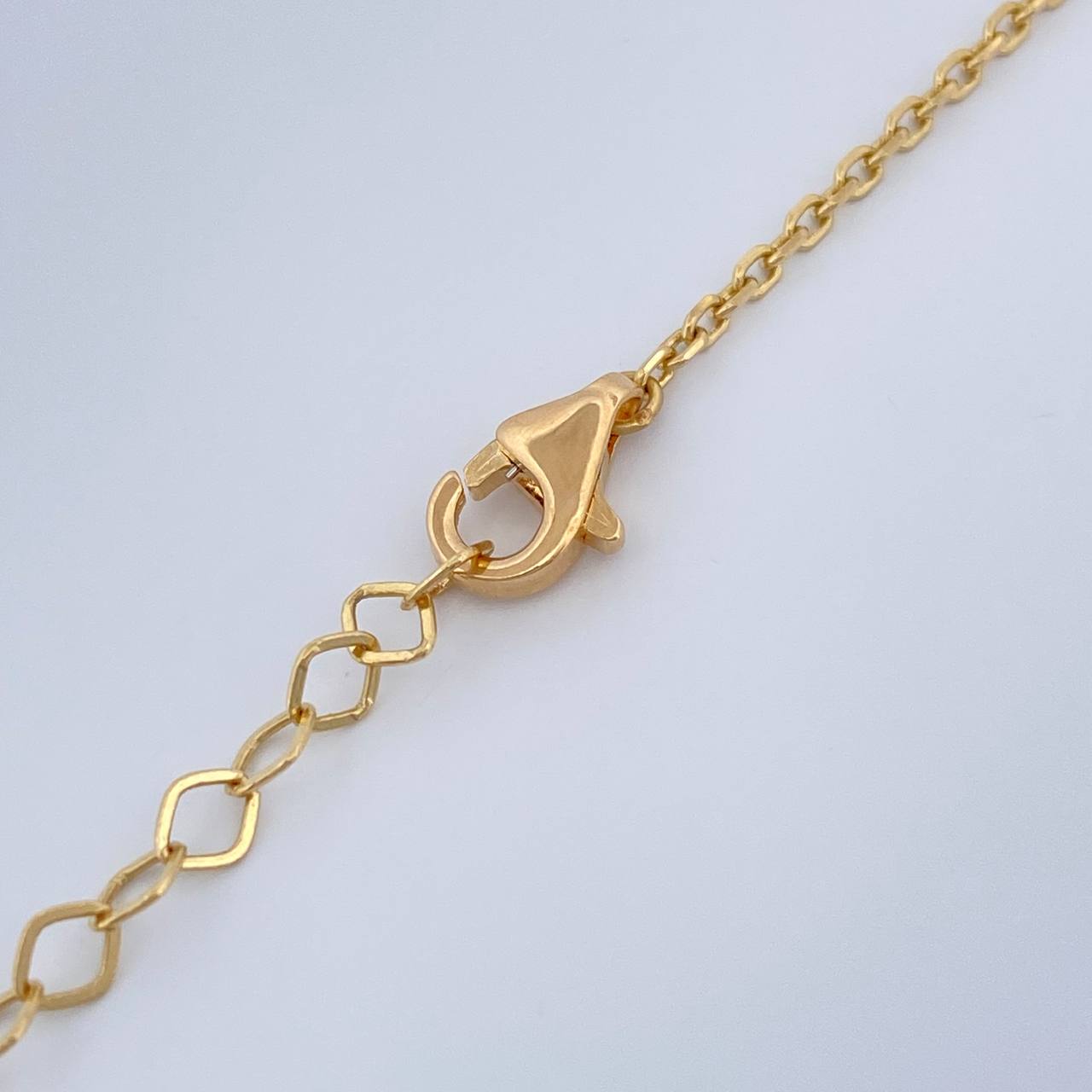 Cadena Trebol Aro Seguido 6.35gr / 18 in / 6mm Oro Amarillo +4 18K %